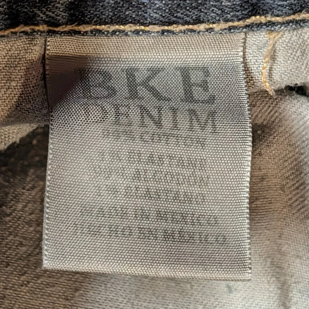 BKE Asher Slim Straight Jeans Mens 30R Dark Wash Denim